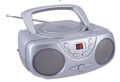 Boombox CD Player silver