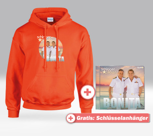 Bonita Fan-Set Kapuzenpulli (L) + CD + GRATIS Schlüsselanhänger