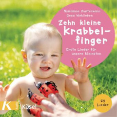 Zehn kleine Krabbelfinger, 1 Audio-CD