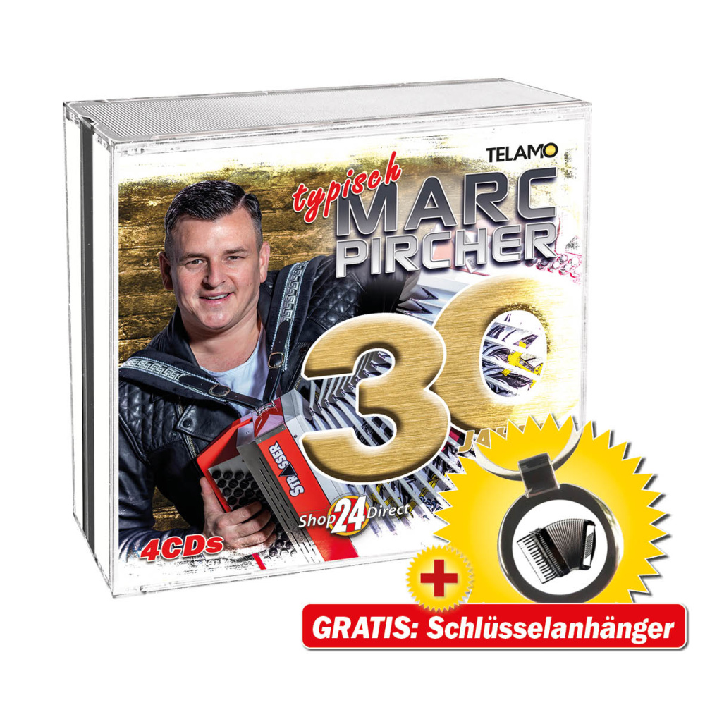 30 Jahre - Typisch Marc Pircher + GRATIS Schlüsselanhänger