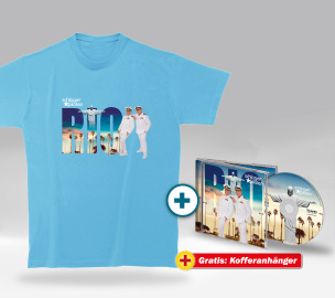RIO Fan-Set T-Shirt (M) + CD + GRATIS Kofferanhänger