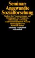 Seminar 'Angewandte Sozialforschung'