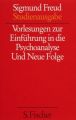 Vorlesungen zur Einführung in die Psychoanalyse und Neue Folge