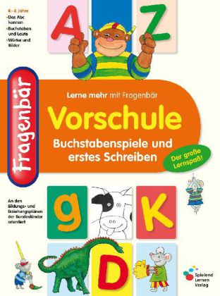 Fragenbär, Vorschule - Buchstabenspiele und erstes Schreiben