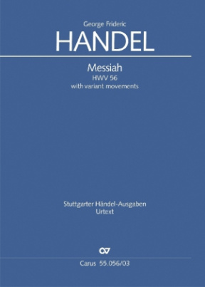 Der Messias HWV 56 (englisch), Klavierauszug, m. Variantensätzen