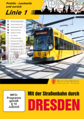 Mit der Straßenbahn durch Dresden, Linie 1 (DVD)