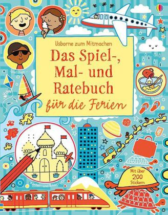 Das Spiel-, Mal- und Ratebuch für die Ferien