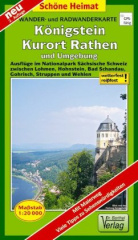 Doktor Barthel Karte Königstein, Kurort Rathen und Umgebung